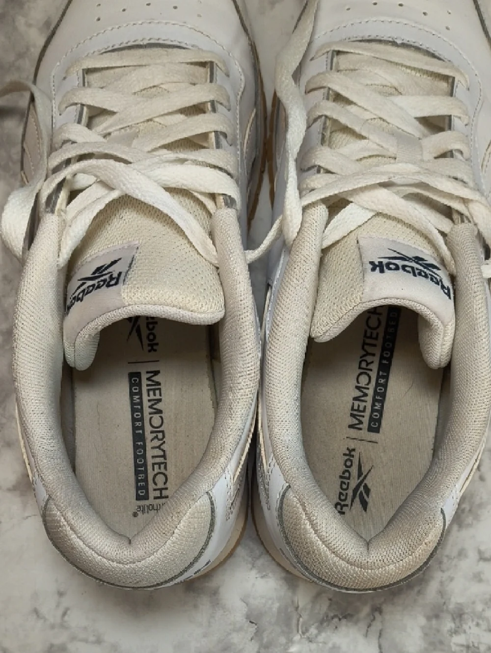 Reebok Glide Men's White Low Top Sneakers , Size 9